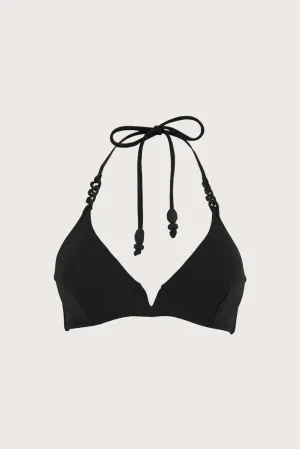 AKOYA BLACK CORSET TOP