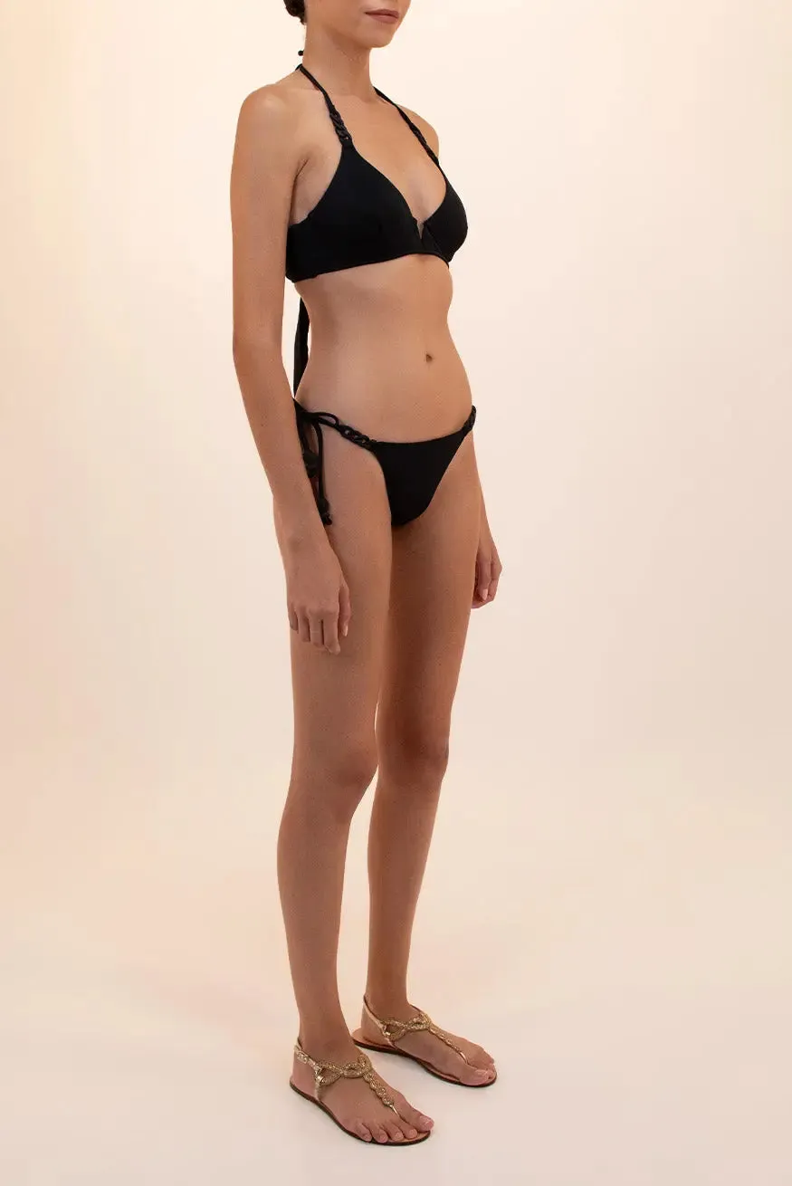 AKOYA BLACK CORSET TOP