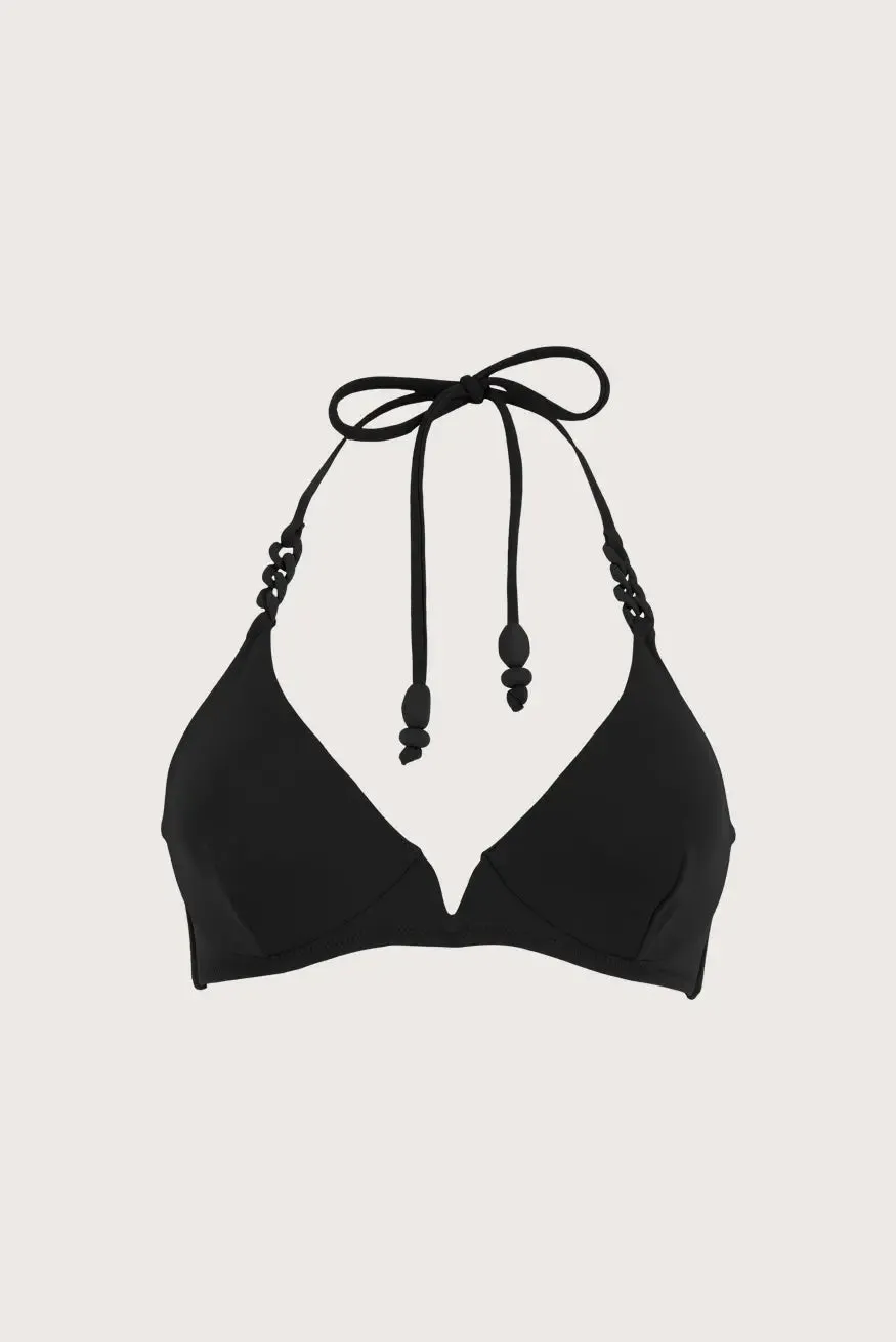 AKOYA BLACK CORSET TOP