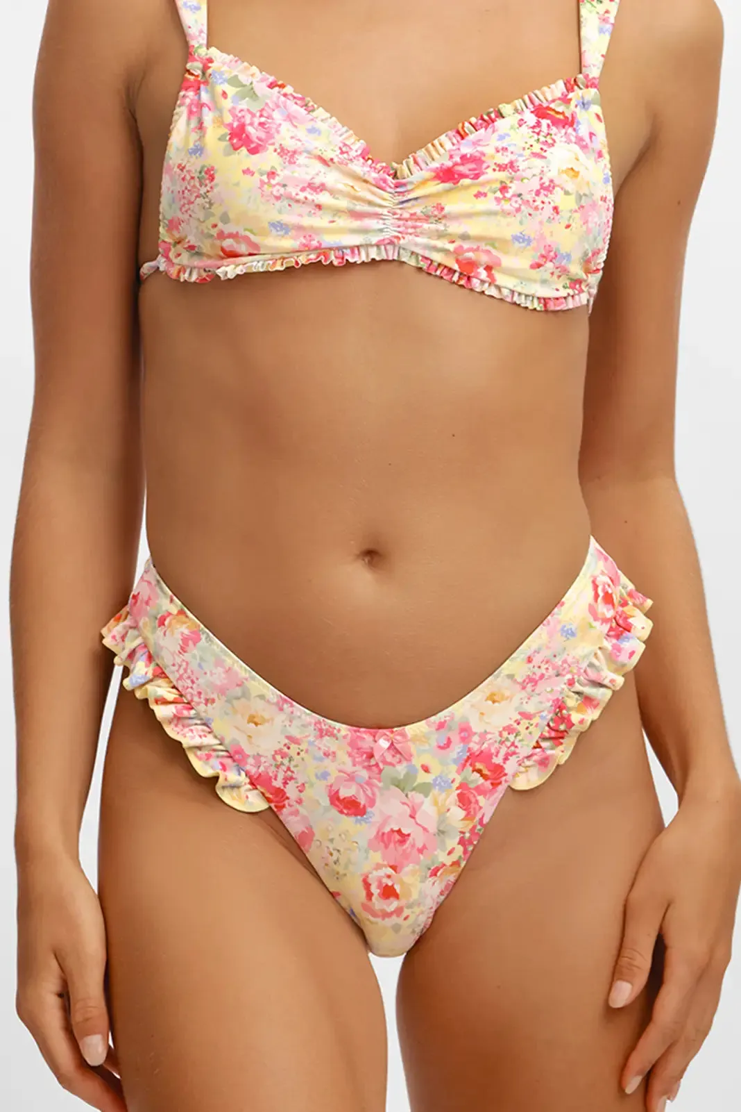 Candice Ruffled Cheeky Bottoms / Flower House FINAL SALE