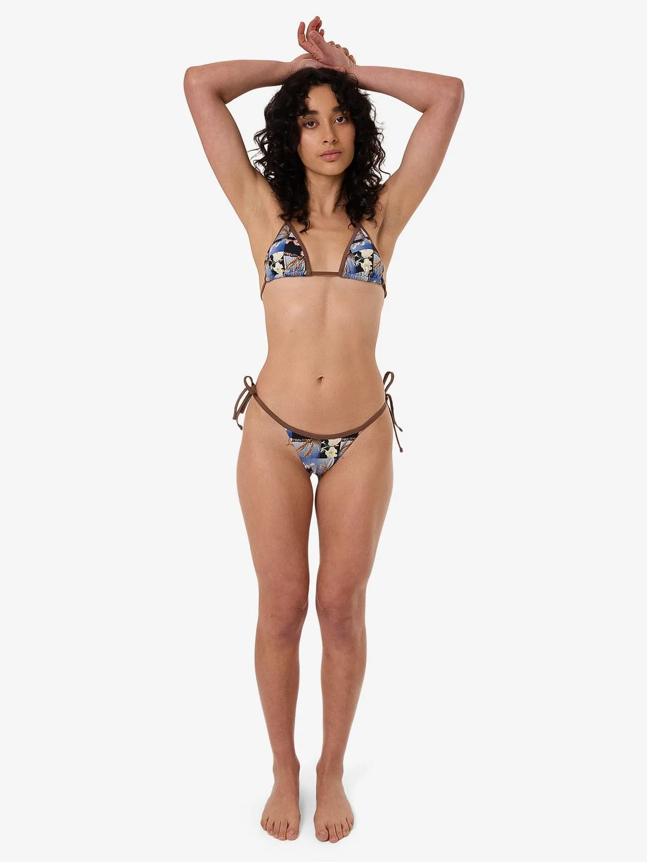 Dalia String Bikini Top - Coffee