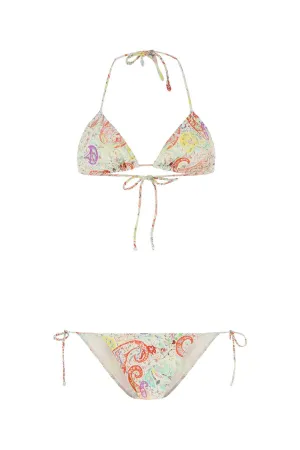 Etro Dreams Printed Halterneck Bikini Set
