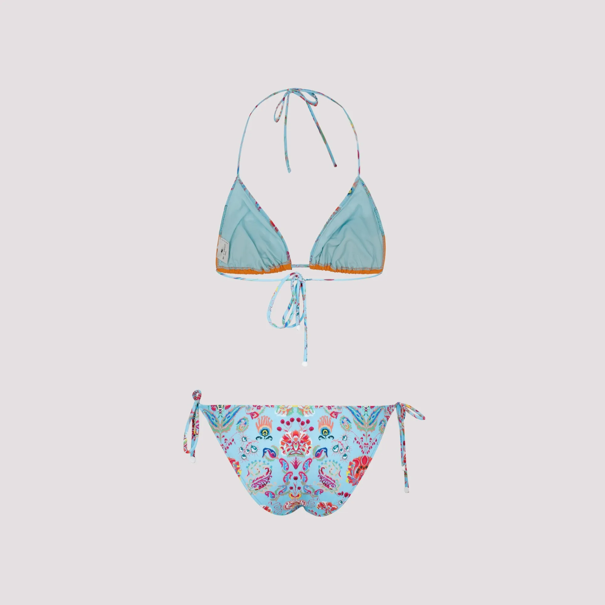 Etro Paisley Printed Halterneck Bikini Set