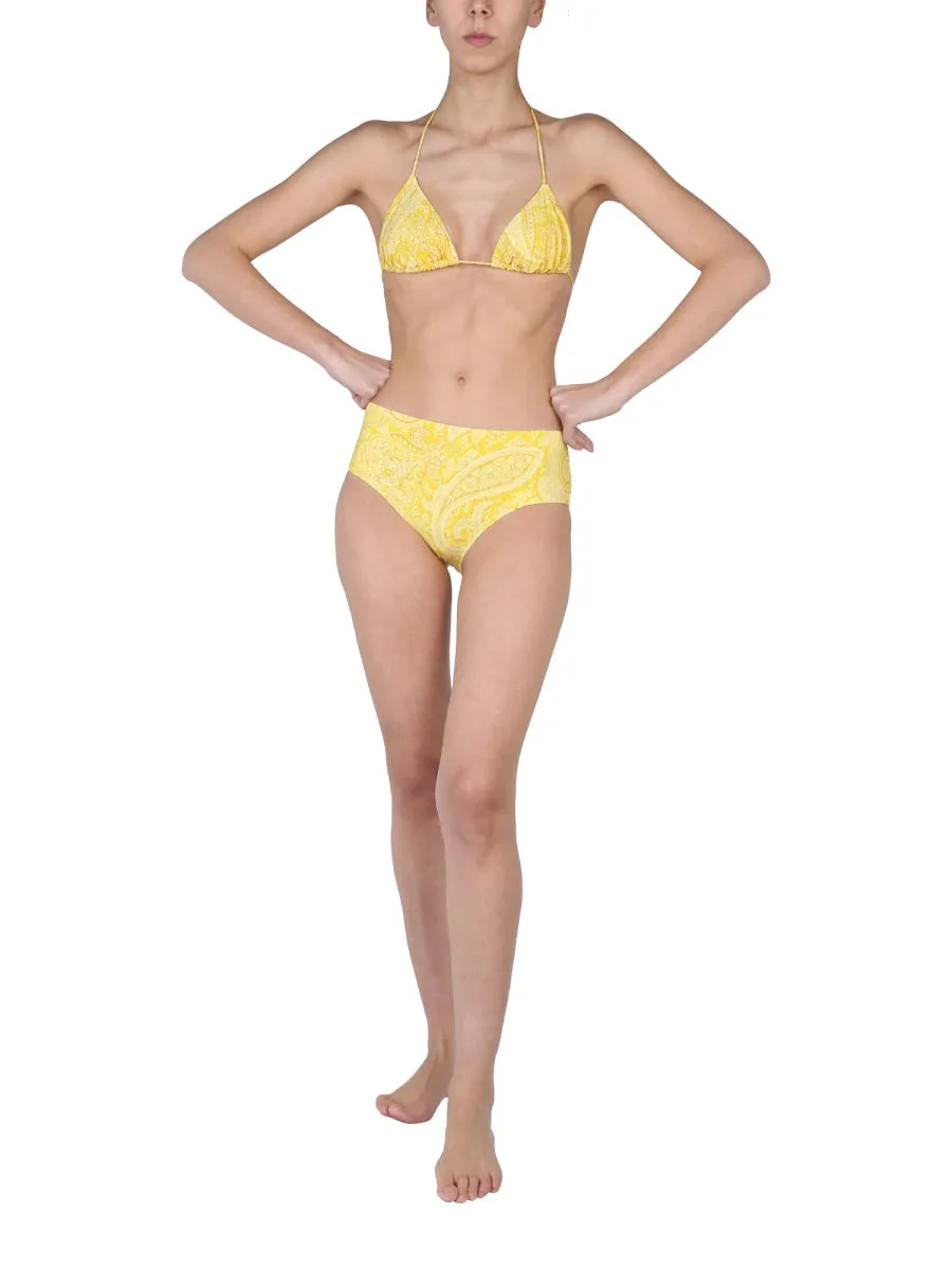 Etro Paisley Printed Stretch Bikini Set