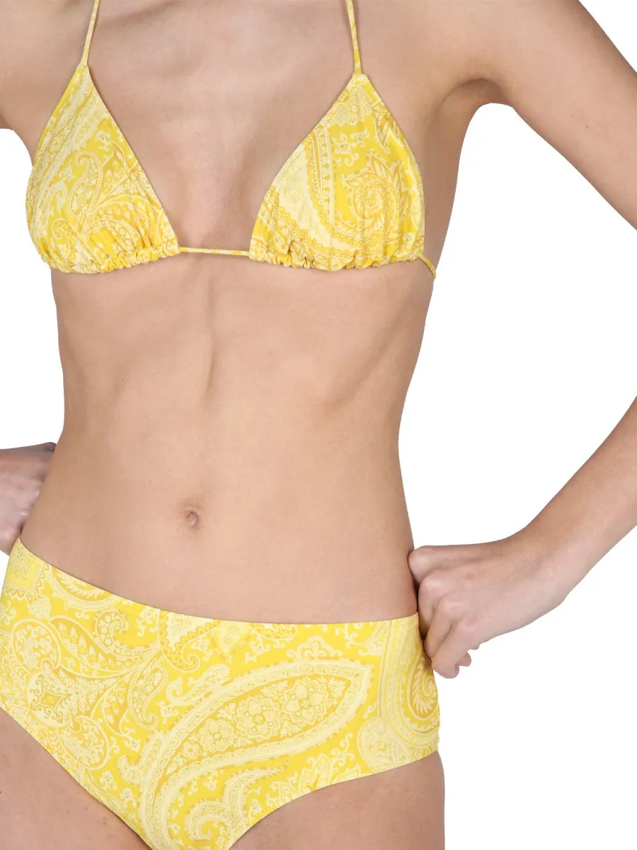Etro Paisley Printed Stretch Bikini Set