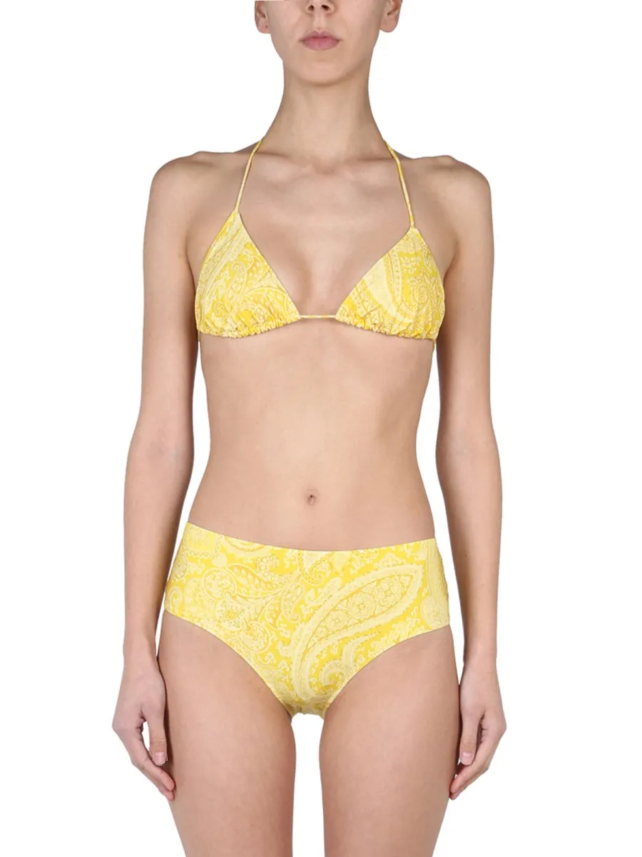 Etro Paisley Printed Stretch Bikini Set