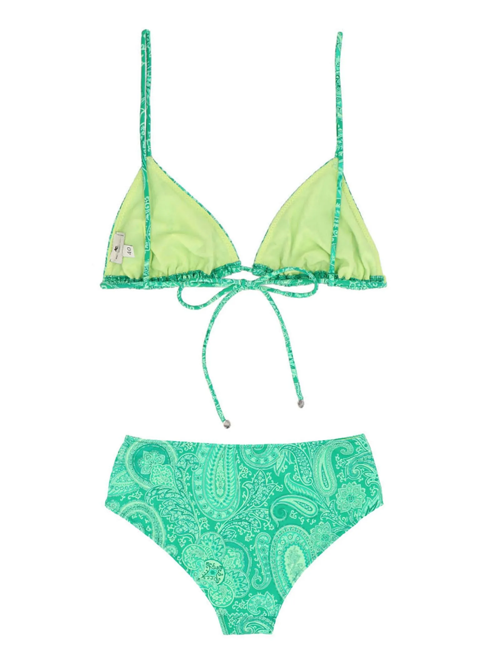 Etro Paisley Printed Stretch Bikini Set