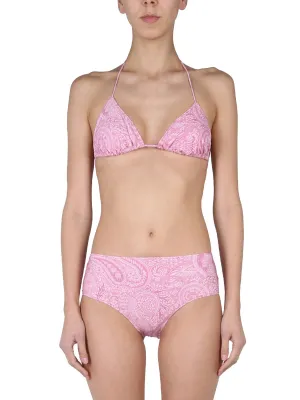 Etro Paisley Printed Stretch Bikini Set