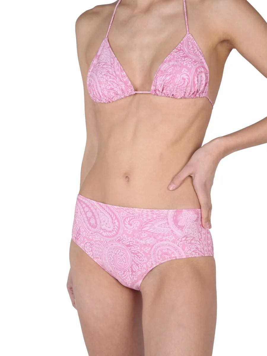 Etro Paisley Printed Stretch Bikini Set