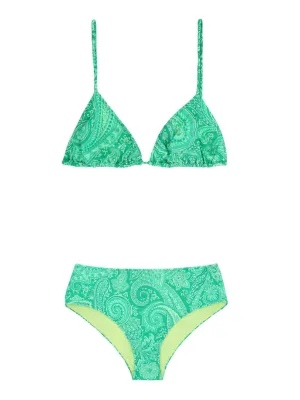 Etro Paisley Printed Stretch Bikini Set