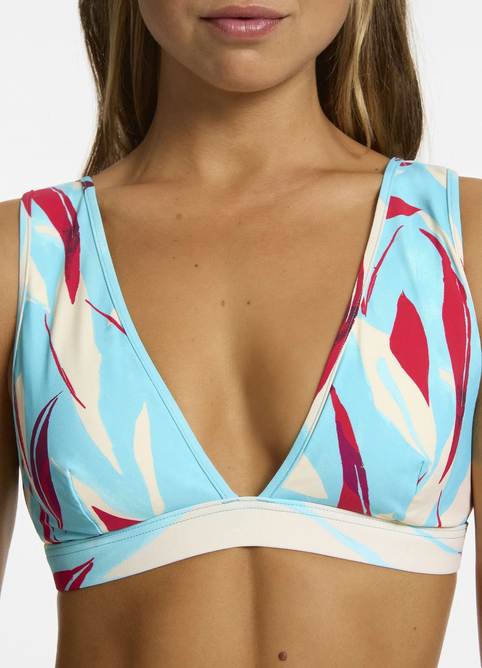 Fauna Plunge Bikini Top - Dolce