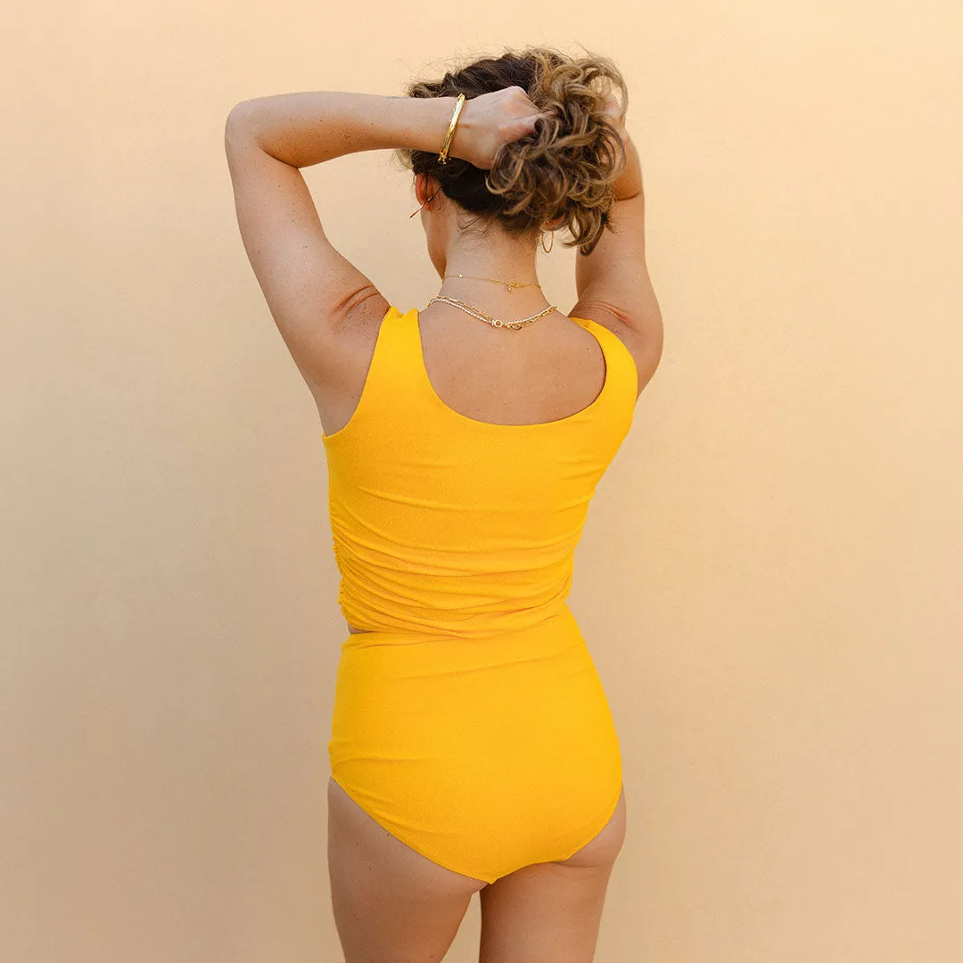 Golden Terry High-Waisted Bottoms