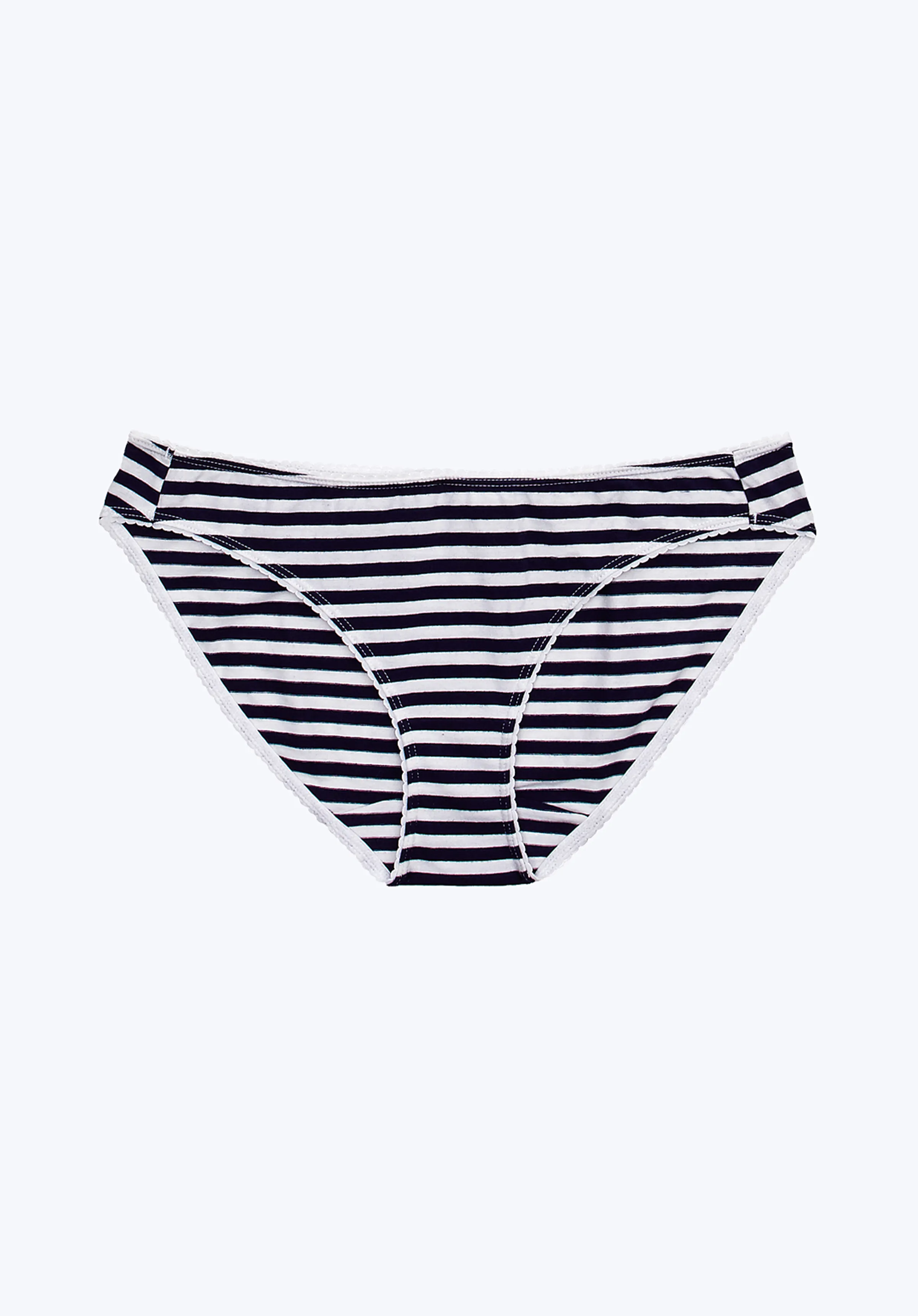 Goldin Bikini in Navy & White