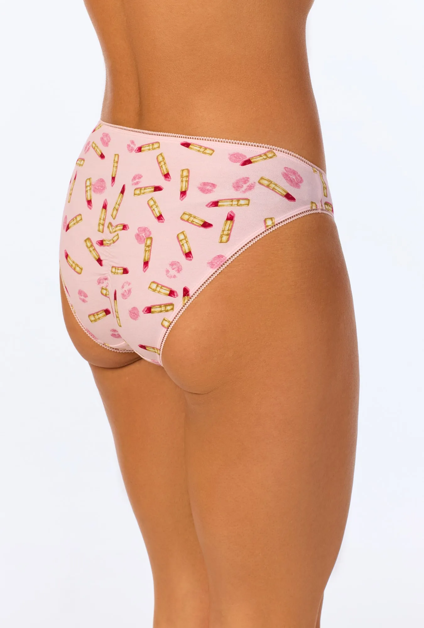 Hot Lips Stretch Jersey Bikini Underwear