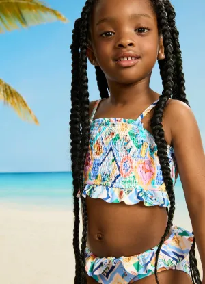 Isle Of Capri Girls Shirred Bikini - Capri