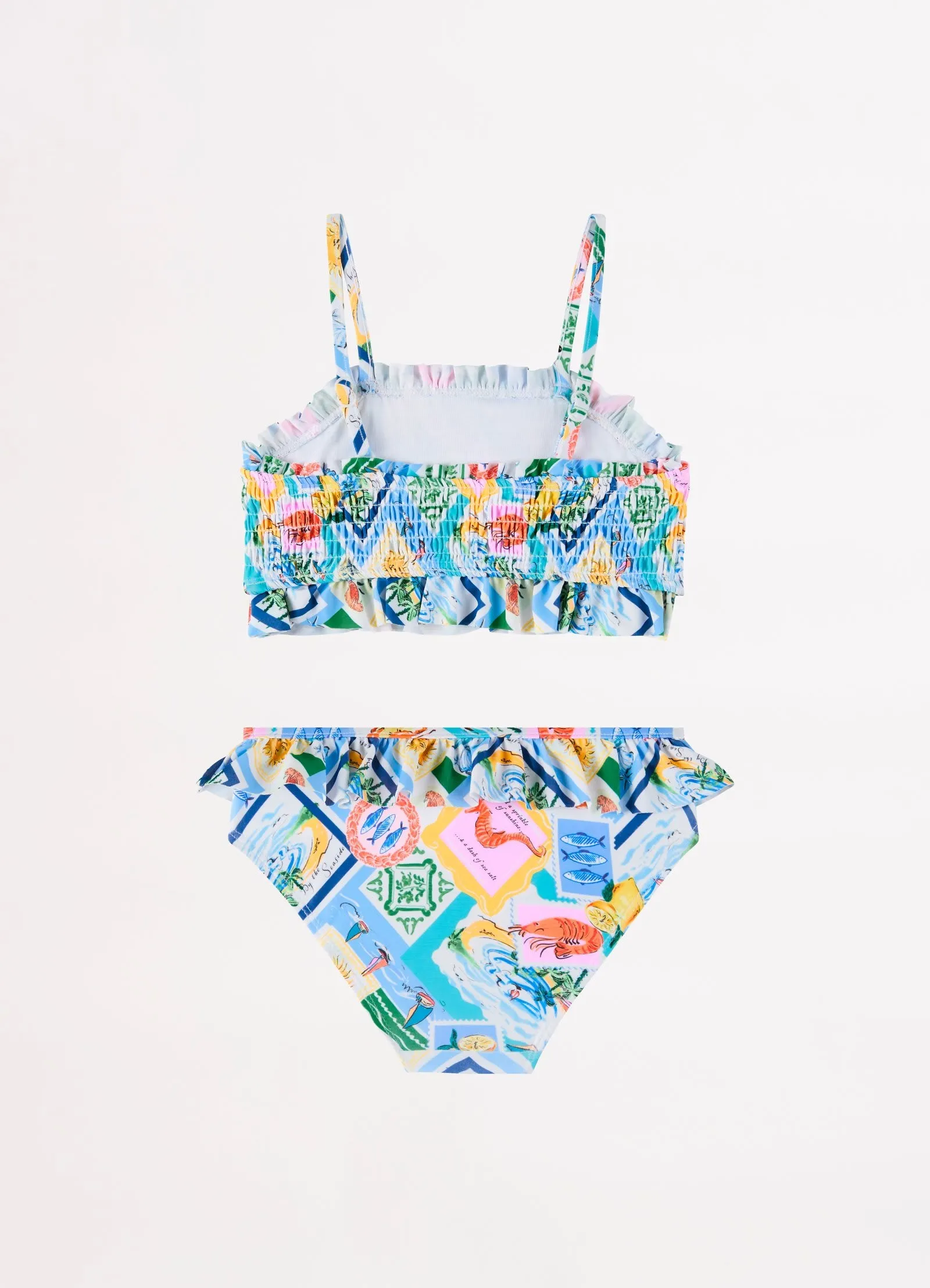 Isle Of Capri Girls Shirred Bikini - Capri
