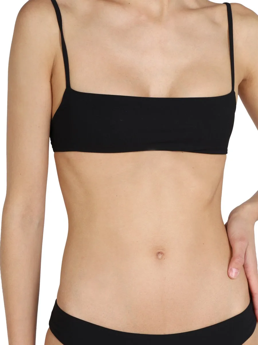 Jil Sander  Logo-Printed Spaghetti Strap Bikini Set