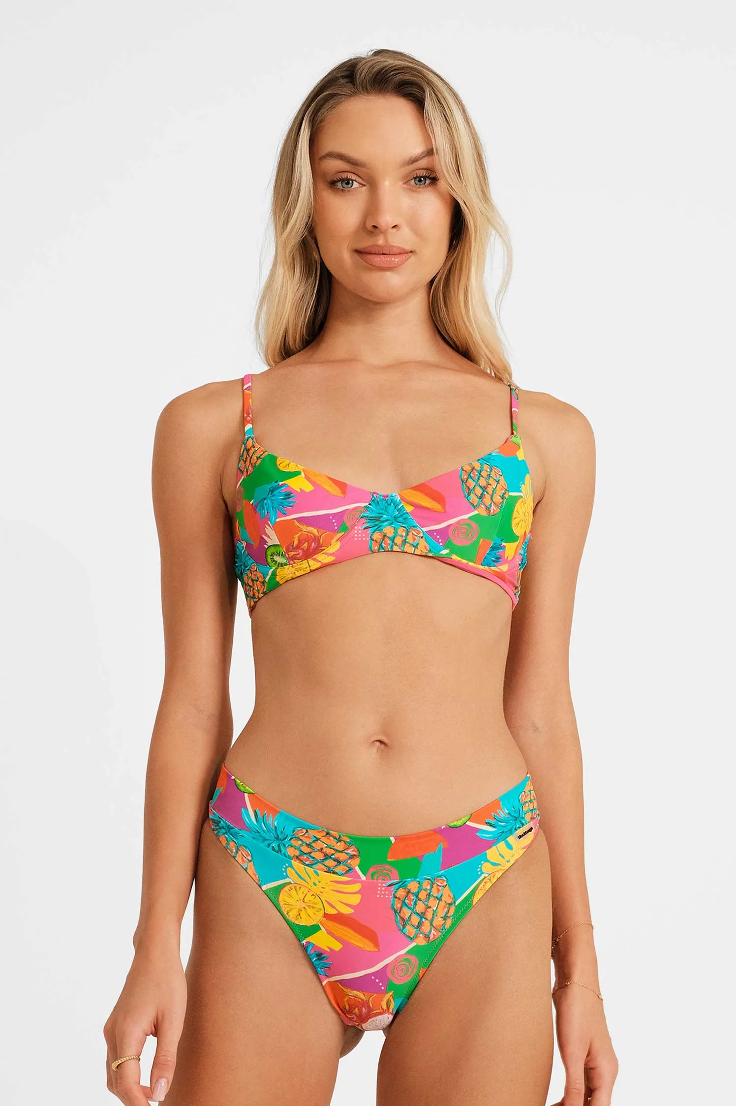 Juliet High Waisted Medium Bottoms / Island Tiki FINAL SALE