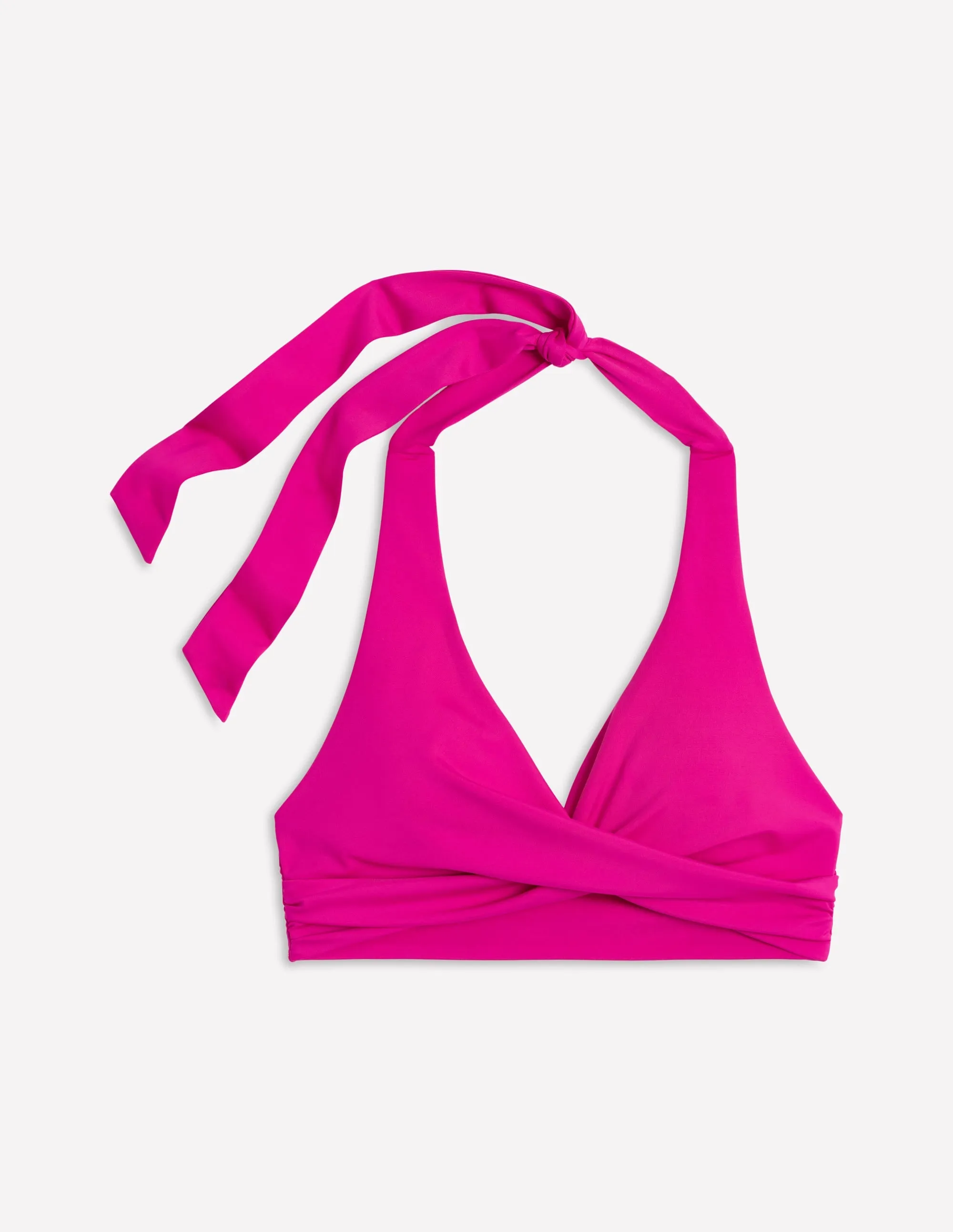Levanzo Halter Bikini Top-Jewel Pink