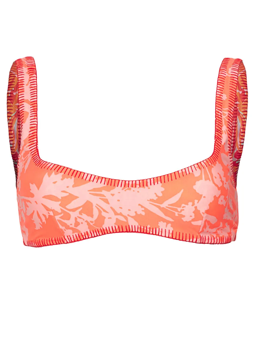 Maaji Coral Foliage Sunquest Classic Bralette Bikini Top