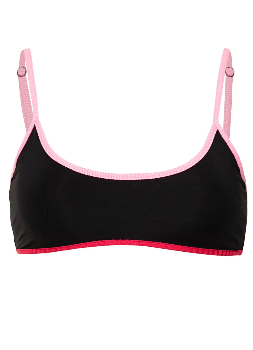 Maaji Midnight Shadow Lane Classic Bralette Bikini Top