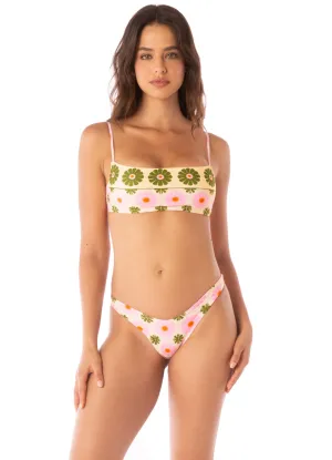 Maaji Pastel Flourish Scape Sporty Bralette Bikini Top