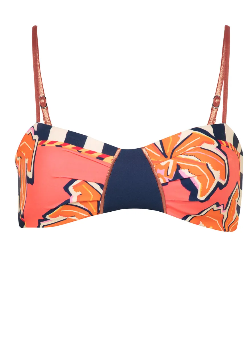 Maaji Racing Palms Jaslynn Classic Bralette Bikini Top