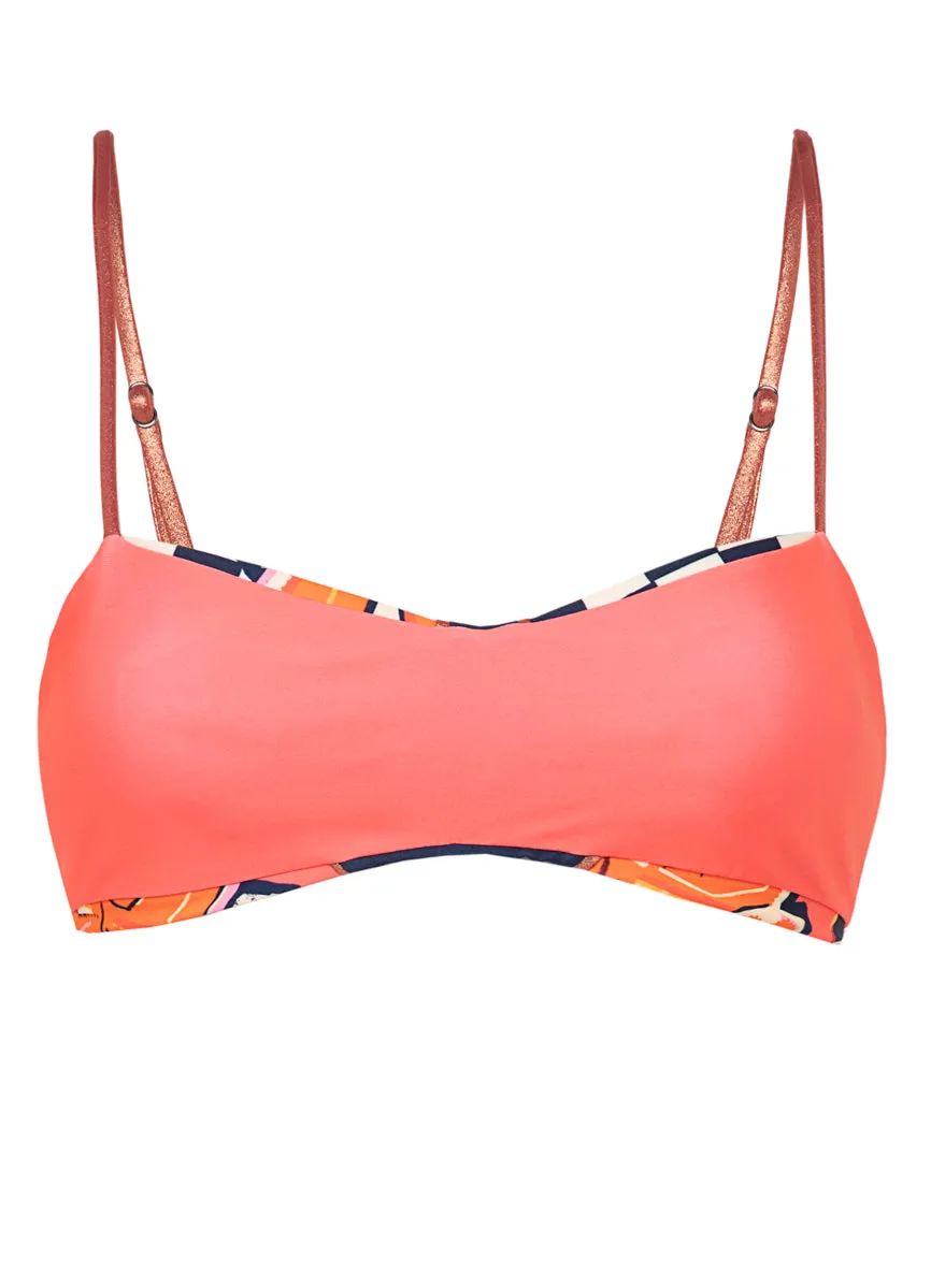Maaji Racing Palms Jaslynn Classic Bralette Bikini Top