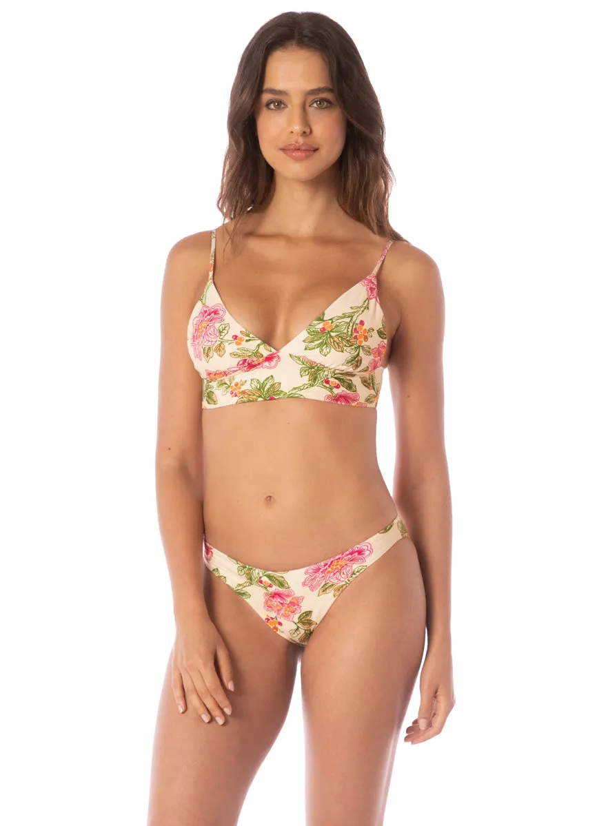 Maaji Retro Bloom Sublimity Regular Rise Classic Bikini Bottom