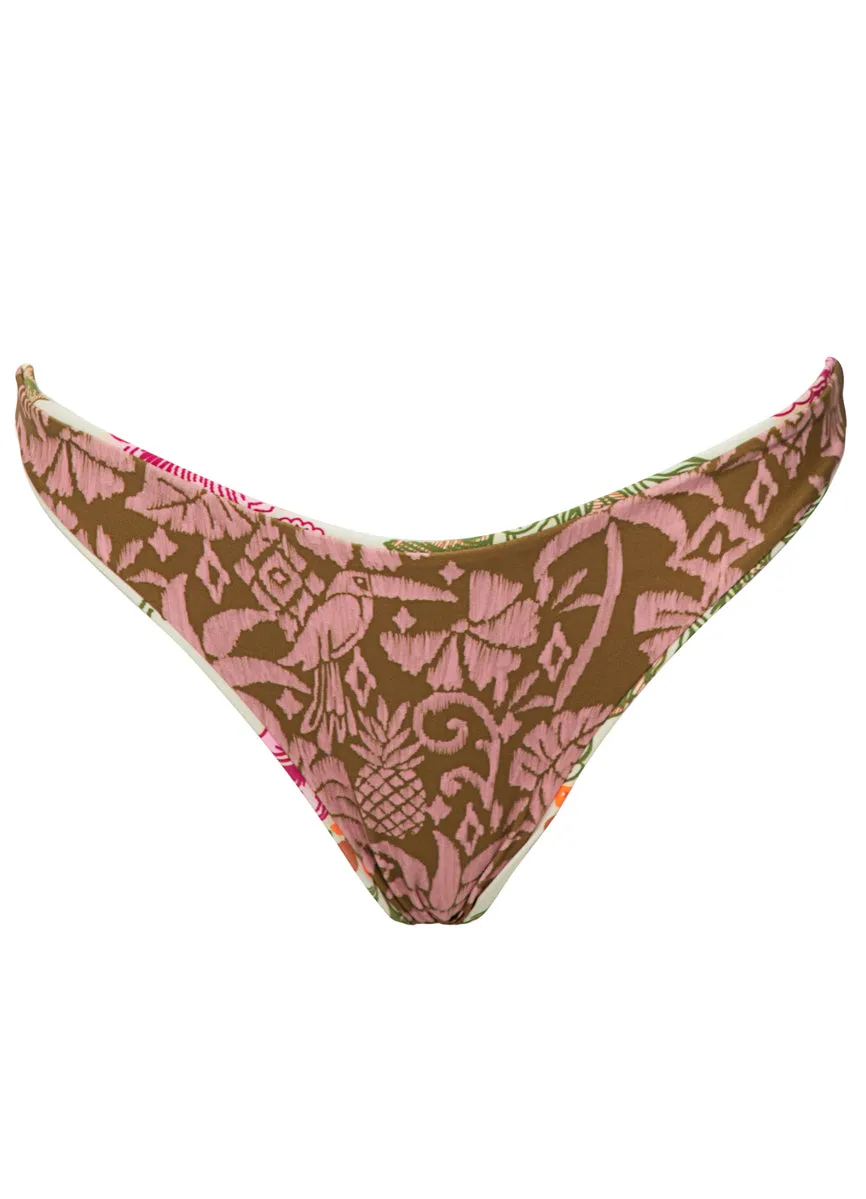 Maaji Retro Bloom Sublimity Regular Rise Classic Bikini Bottom