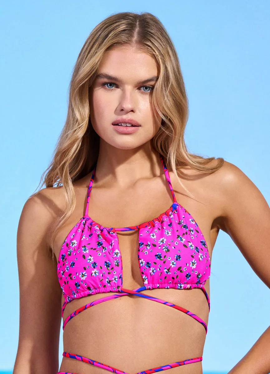 Maaji Spiral Sara Sliding Triangle Bikini Top