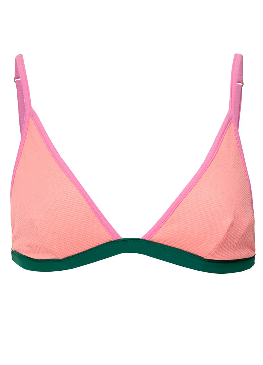 Maaji Strawberry Breeze Genuine Fixed Triangle Bikini Top