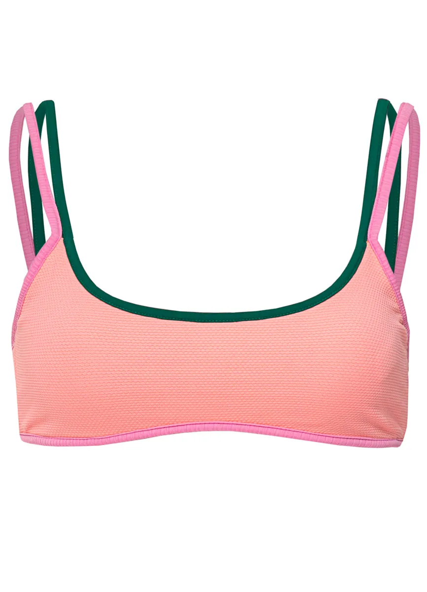 Maaji Strawberry Breeze Islay Sporty Bralette Bikini Top