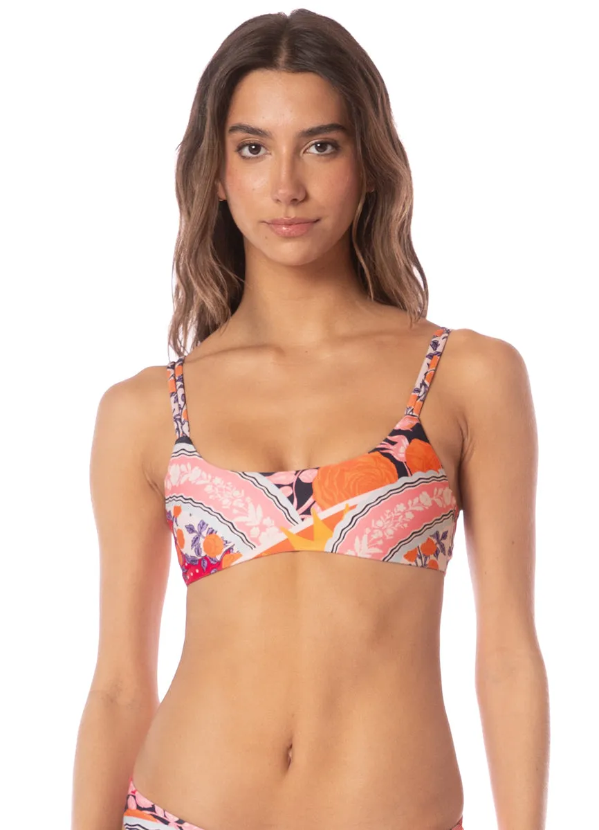Maaji Sundance Pink Islay Sporty Bralette Bikini Top