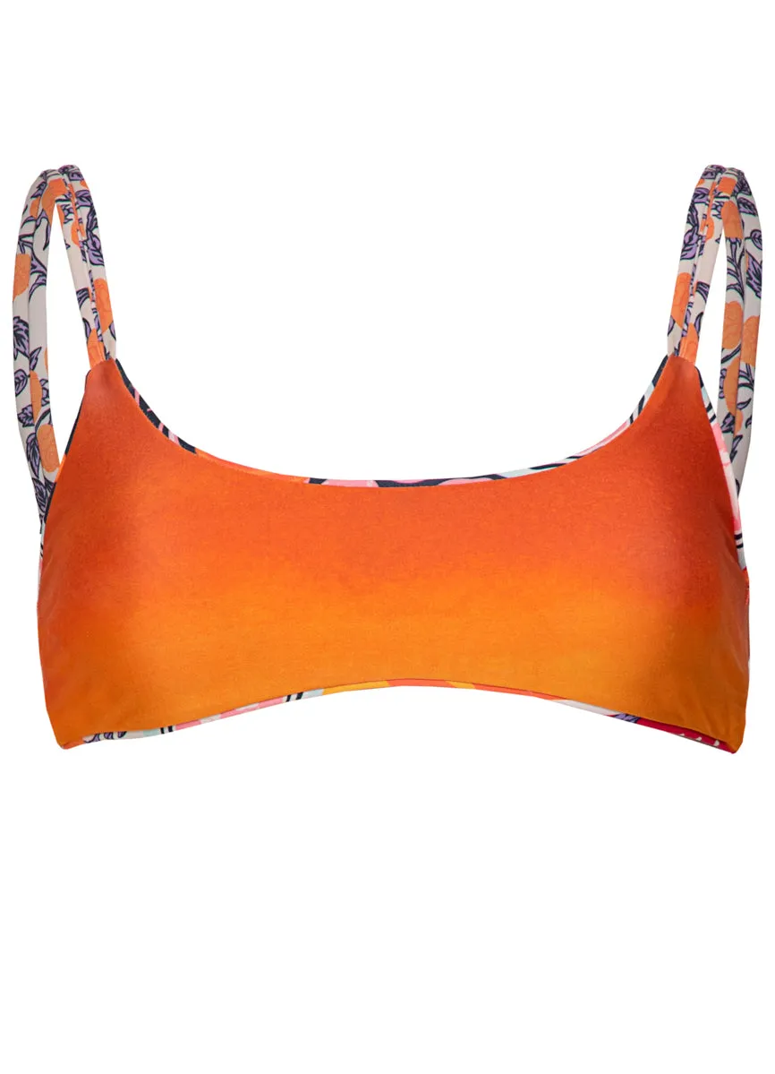 Maaji Sundance Pink Islay Sporty Bralette Bikini Top