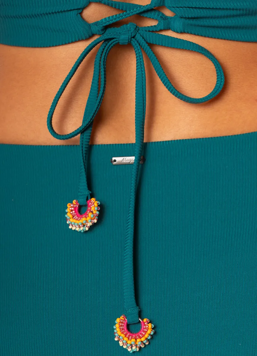 Maaji Verdant Breeze Nomad Strapless Bandeau Bikini Top