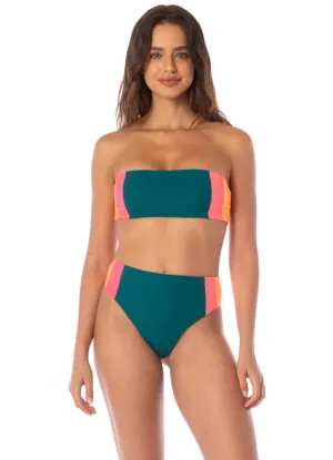 Maaji Verdant Breeze Nomad Strapless Bandeau Bikini Top