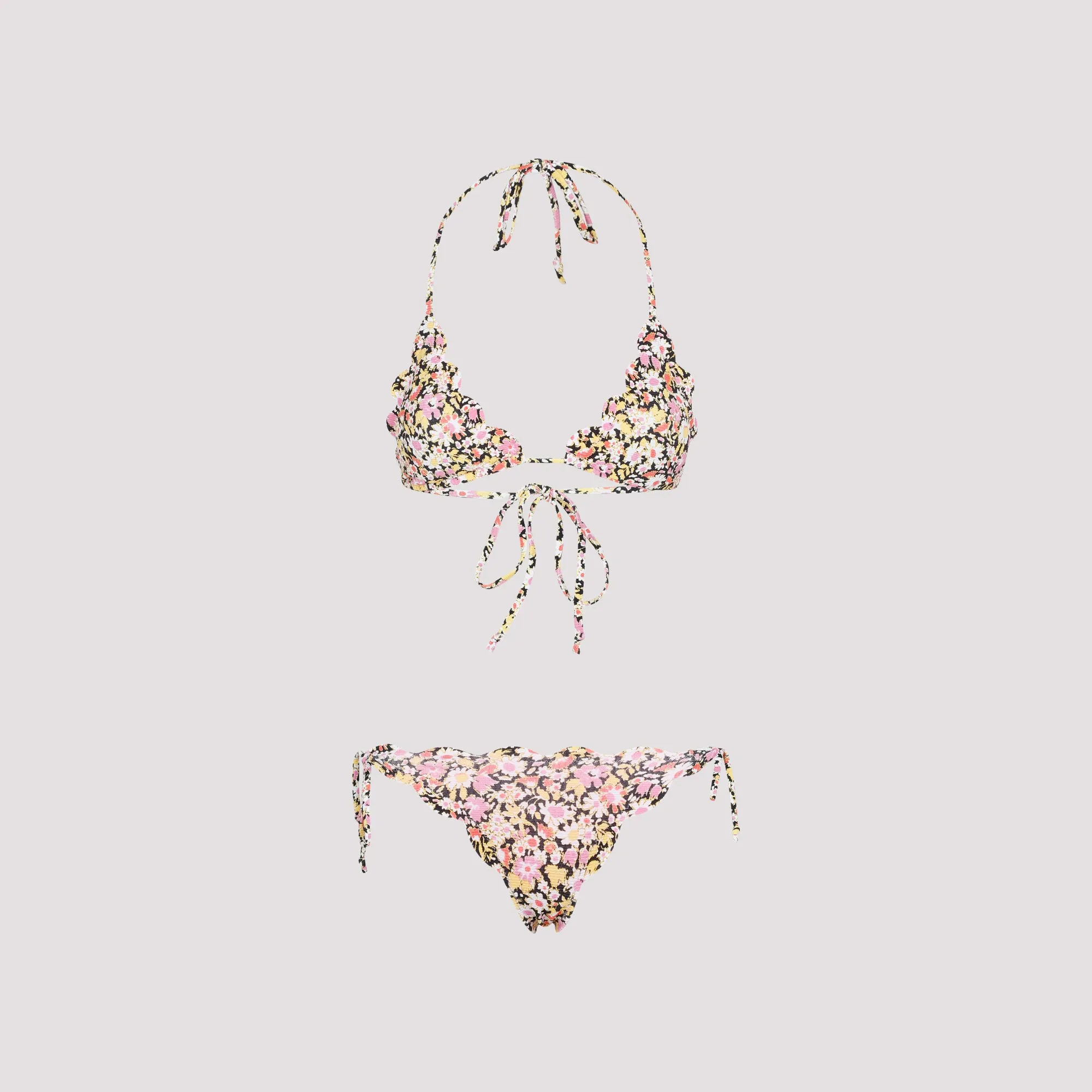 Marysia Allover Floral Printed Halterneck Bikini