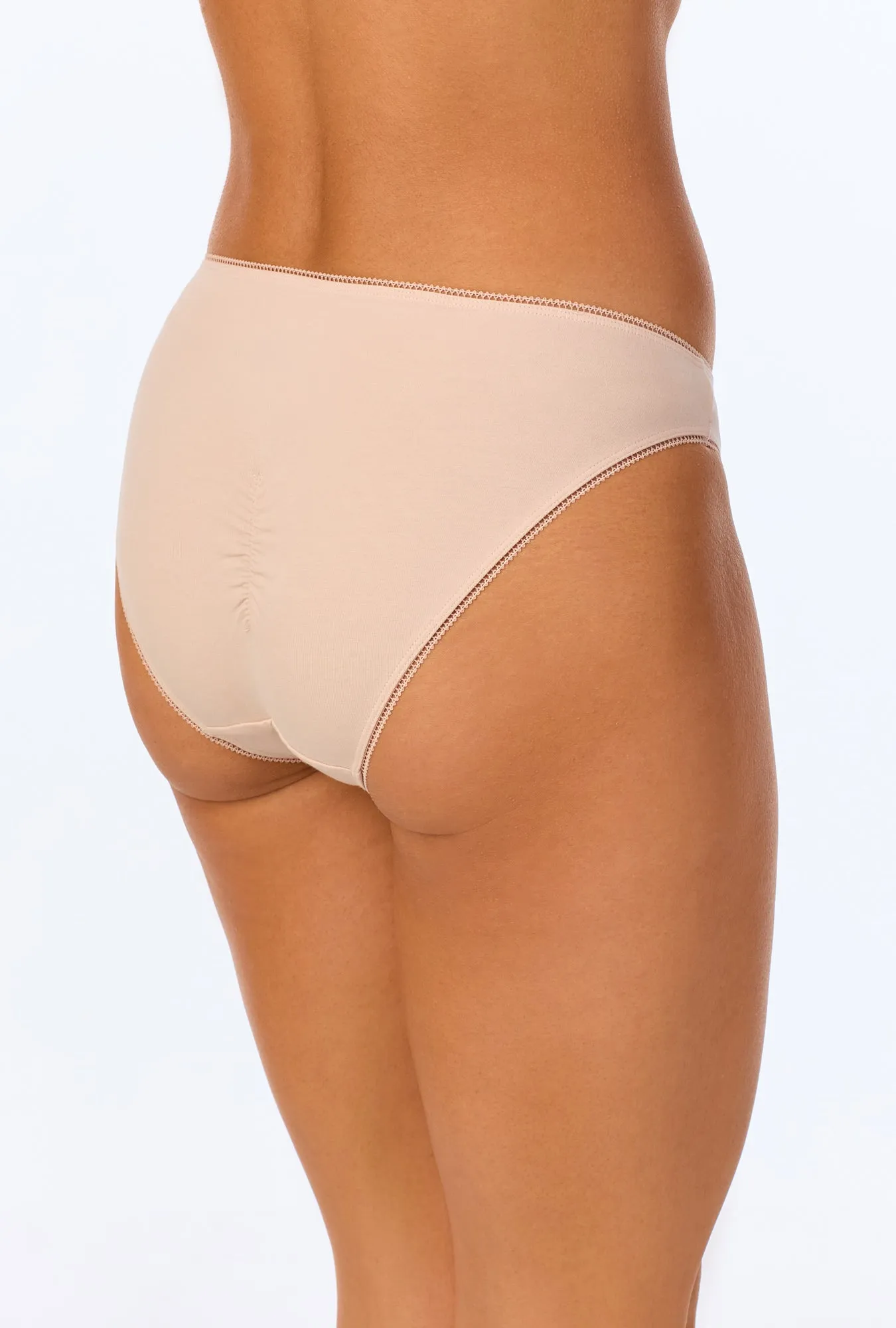 Nude Stretch Jersey Bikini Underwear