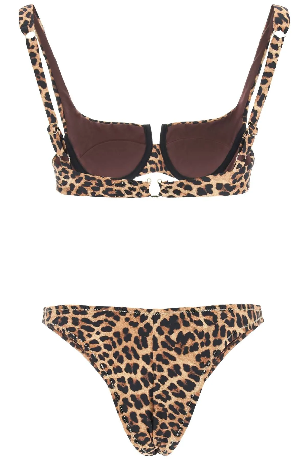 Reina Olga Brigette Leopard Printed Bikini Set