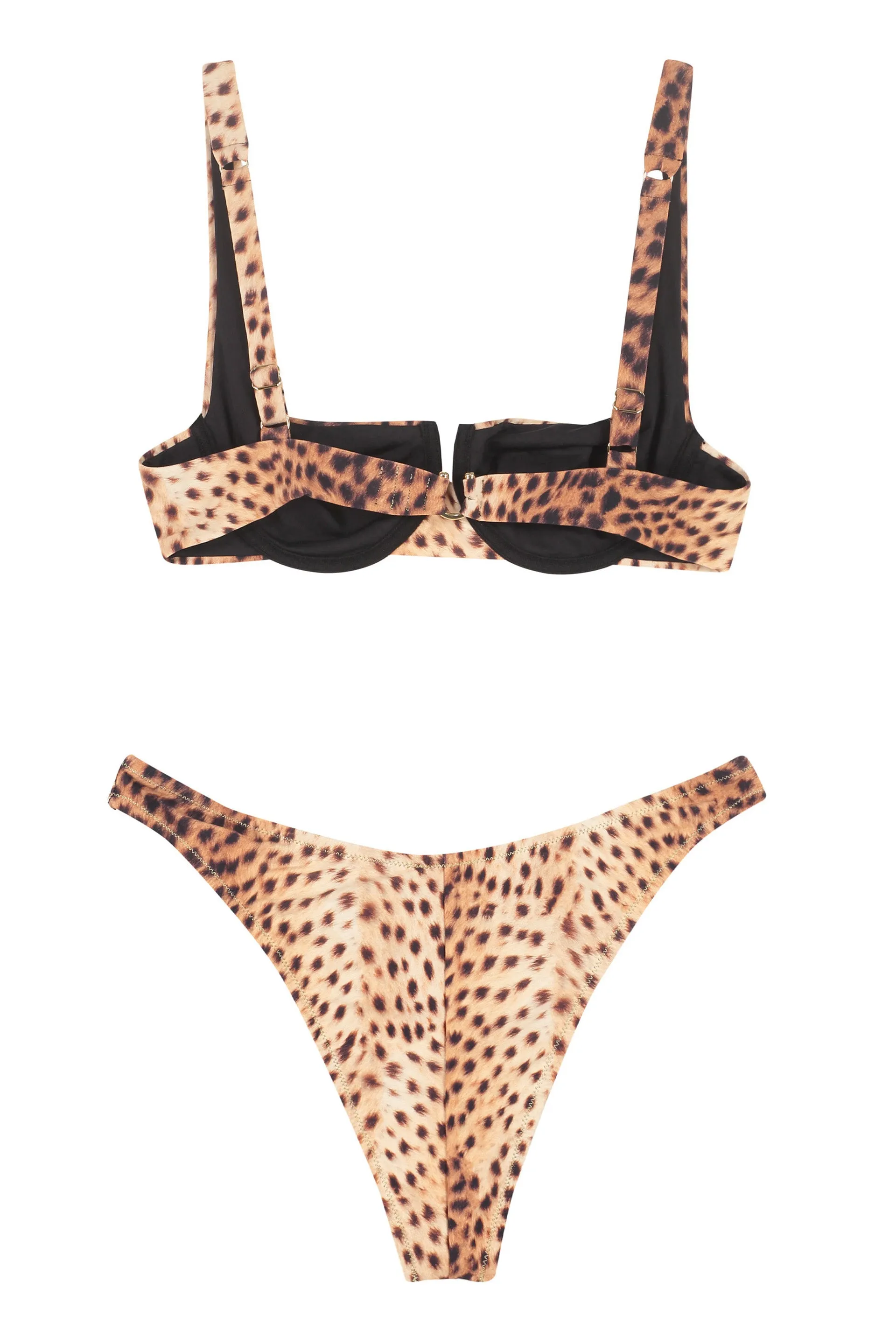 Reina Olga Brigette Leopard Printed Bikini Set