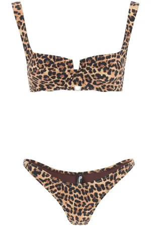 Reina Olga Brigette Leopard Printed Bikini Set