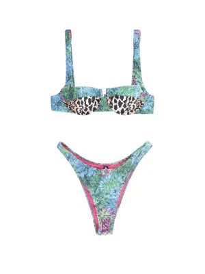 Reina Olga Brigette Printed Bikini Set