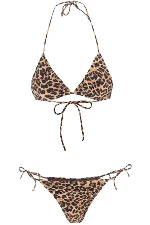 Reina Olga Floral Printed Triangle Bikini Set