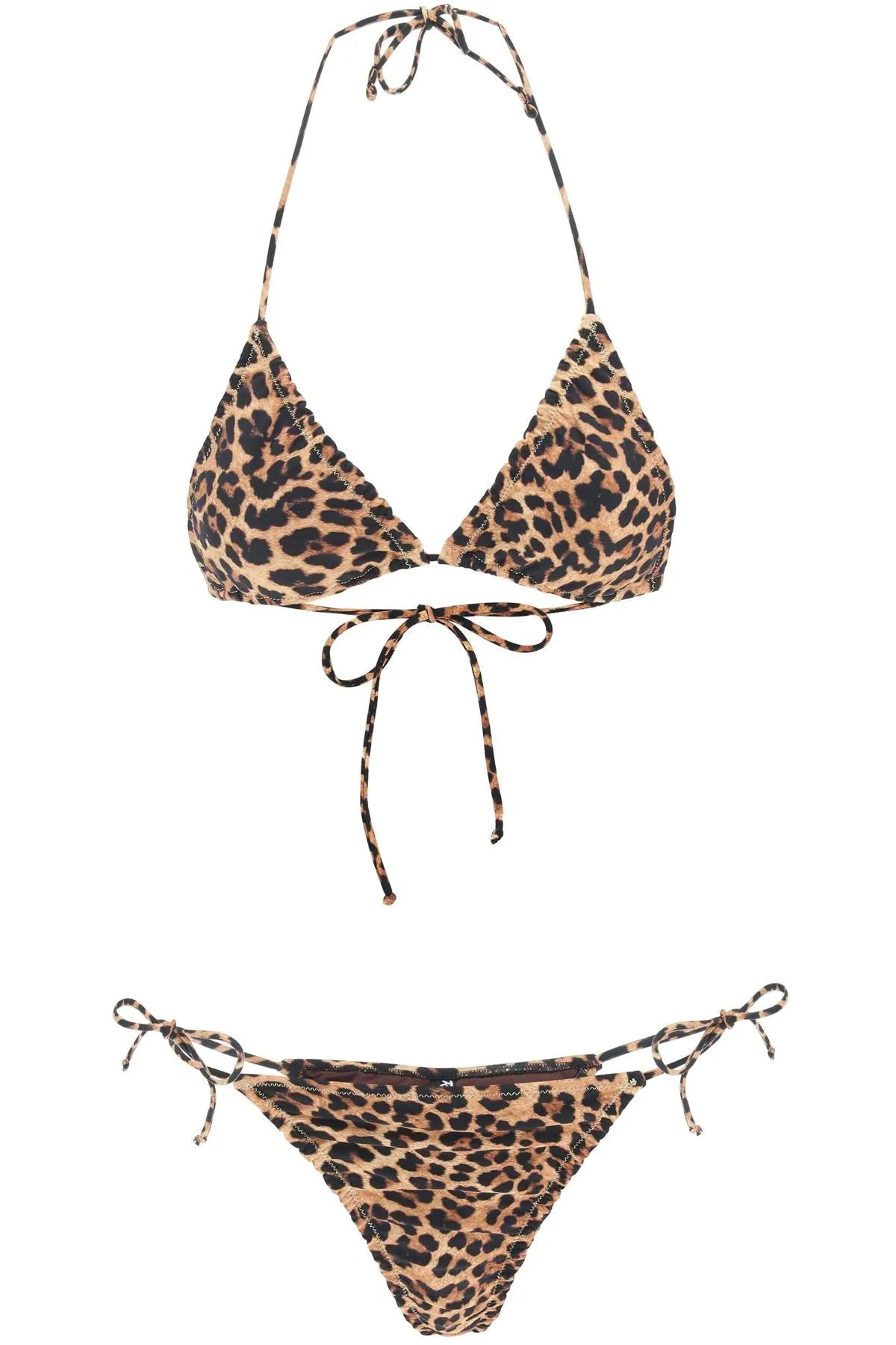 Reina Olga Floral Printed Triangle Bikini Set