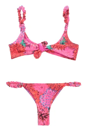 Reina Olga Luca Floral Printed Bikini Set