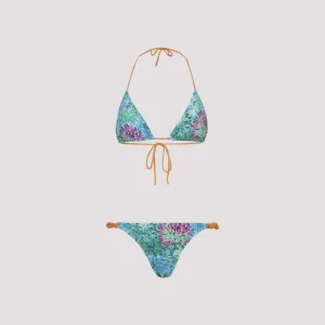 Reina Olga Scrunchie Triangle Cup Bikini Set