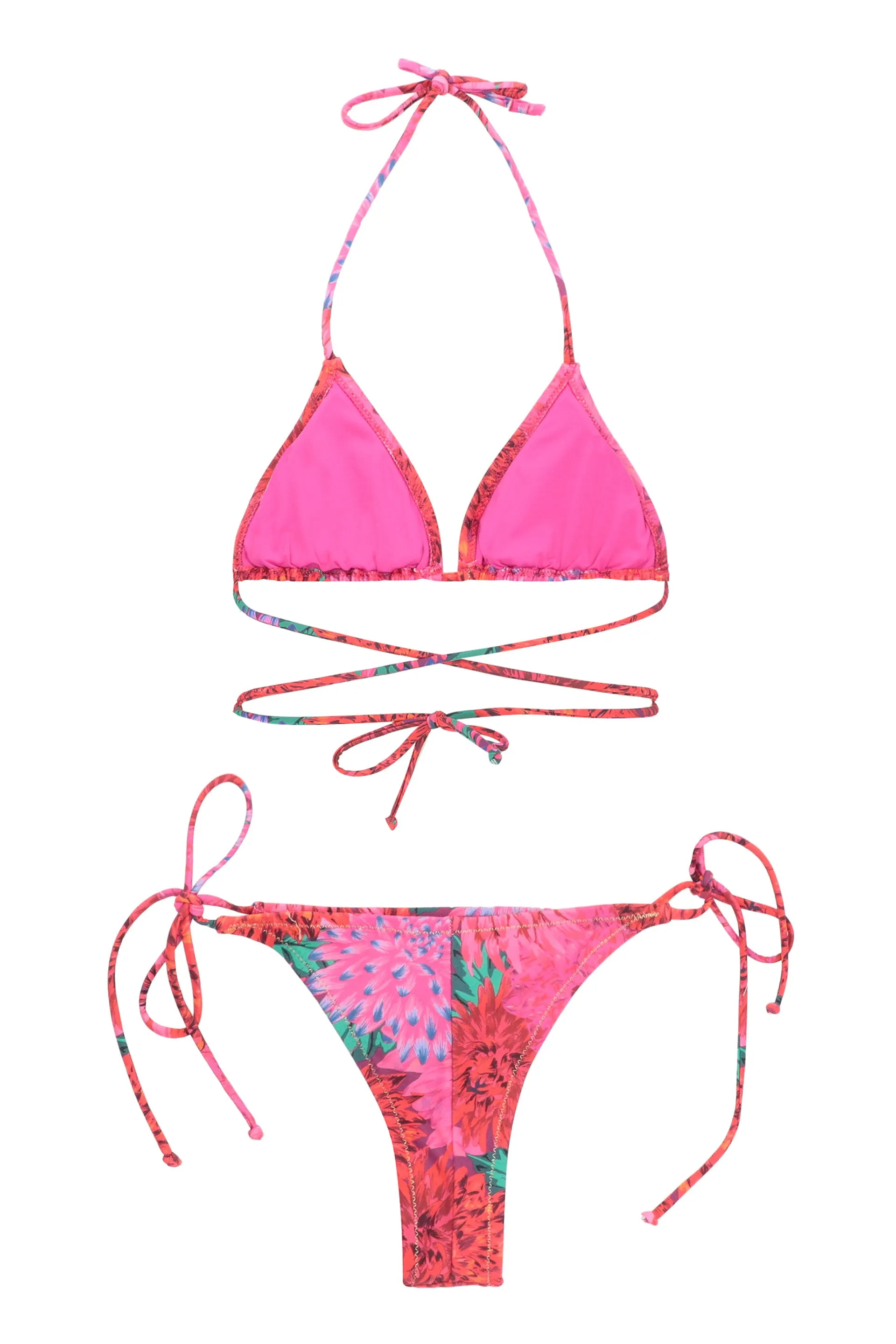 Reina Olga The Miami Floral Printed Bikini Set