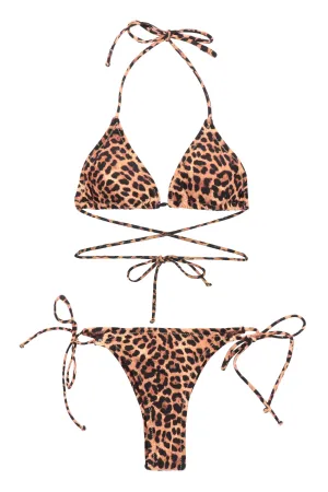 Reina Olga The Miami Leopard Printed Bikini Set