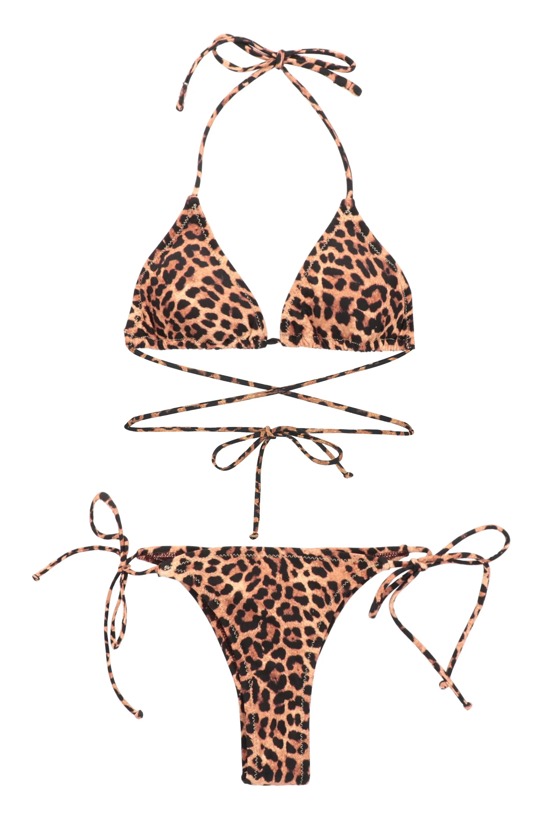 Reina Olga The Miami Leopard Printed Bikini Set